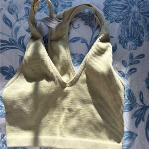 Yellow free people movement tank